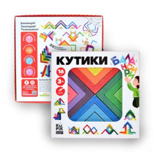 Розвиваюча іграшка-балансир "Кутики" Kupik 900095, 16 елементів - Інтернет-магазин спільних покупок ToGether