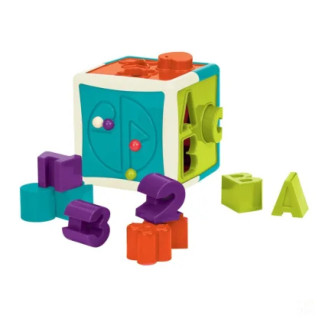 Розвиваюча іграшка-сортер Розумний Куб Battat Lite BT2577Z 12 форм - Інтернет-магазин спільних покупок ToGether