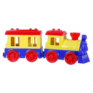 Іграшка дитяча "Поїзд із пасажирським вагончиком" 70651 - Інтернет-магазин спільних покупок ToGether