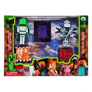 Ігровий набір фігурок з аксесуарами Майнкрафт 48111-5 пластик - Інтернет-магазин спільних покупок ToGether