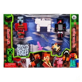 Ігровий набір фігурок з аксесуарами Майнкрафт 48111-8 пластик - Інтернет-магазин спільних покупок ToGether