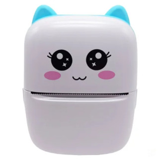 Портативний дитячий міні-принтер "Котик" X5 (Blue) - Інтернет-магазин спільних покупок ToGether