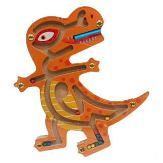 Дерев'яна магнітна іграшка Лабіринт MD 1792-1 (Тиранозавр) - Інтернет-магазин спільних покупок ToGether