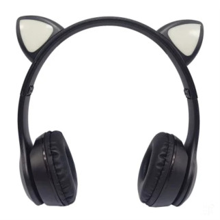 Дитячі навушники з котячими вушками VIV-23M(Black) - Інтернет-магазин спільних покупок ToGether