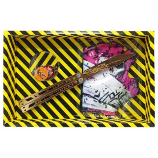 Сувенірні ножі дерев'яні набір BOX "Метелик LEGASY" BALL-B - Інтернет-магазин спільних покупок ToGether