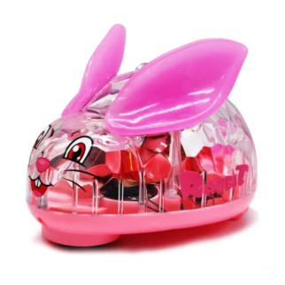 Музична іграшка Кролик 880-6 їздить з музикою та світлом (Рожевий) - Інтернет-магазин спільних покупок ToGether