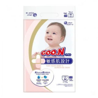 Підгузки Goo.N Plus для дітей (М, 6-11 кг, 56 шт) - Інтернет-магазин спільних покупок ToGether