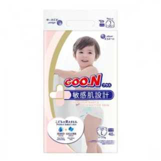 Підгузки Goo.N Plus для дітей (L, 9-14 кг, 48 шт) - Інтернет-магазин спільних покупок ToGether