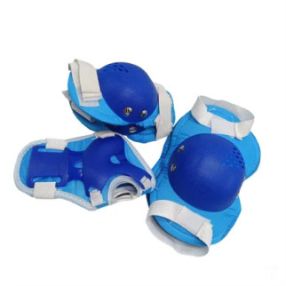 Комплект захисний дитячий MS 0032-2(Blue) наколінники, налокітники, зап'ястя - Інтернет-магазин спільних покупок ToGether