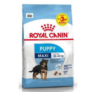 Акция Сухой корм Royal Canin Maxi Puppy 12кг + 3 кг в подарок  - Інтернет-магазин спільних покупок ToGether