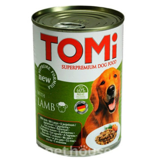 TOMi Lamb ягня в соусі, Вологий корм консерви для собак, банка 400г - Інтернет-магазин спільних покупок ToGether