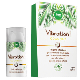 Рідкий вібратор Intt Vibration Coconut Vegan (15 мл) (без пакування!!!) - Інтернет-магазин спільних покупок ToGether