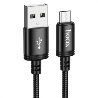 Кабель HOCO X91 Radiance charging data cable for Micro(L=3M) Black (6931474788719) - Інтернет-магазин спільних покупок ToGether
