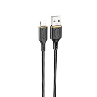 Кабель HOCO X95 Goldentop charging data cable iP Black (6931474794383) - Інтернет-магазин спільних покупок ToGether