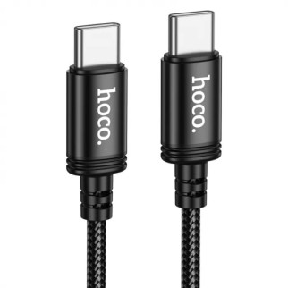 Кабель HOCO X91 Radiance 60W charging data cable for Type-C to Type-C(L=3M) Black (6931474788733) - Інтернет-магазин спільних покупок ToGether