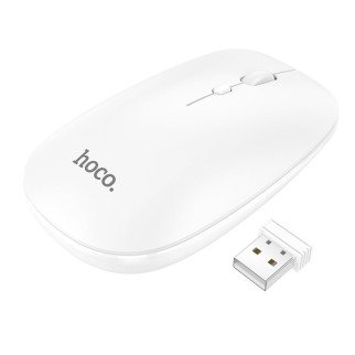 Миша Hoco GM15 Art dual-mode business wireless mouse White (6931474760586 ) - Інтернет-магазин спільних покупок ToGether
