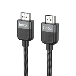 Кабель HOCO US09 Cutting-edge HDTV 2.0 male-to-male 4K HD data cable(L=1M) Black (6942007608954 ) - Інтернет-магазин спільних покупок ToGether