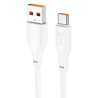 Кабель HOCO X93 USB to Type-C 27W, 1m, TPE, TPE connectors, White (6931474790675) - Інтернет-магазин спільних покупок ToGether