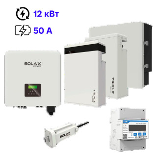 Комплект Solax 3.3: Трифазний гібридний інвертор на 12 кВт із АКБ на 23,2 кВт*год - Інтернет-магазин спільних покупок ToGether