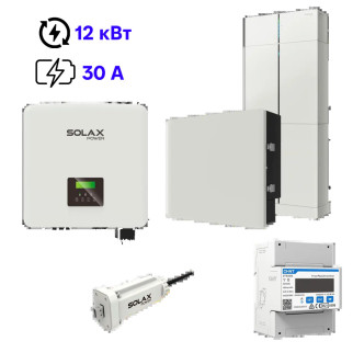 Комплект Solax 4.3: Трифазний гібридний інвертор на 12 кВт, з АКБ на 6,2 кВт * год - Інтернет-магазин спільних покупок ToGether