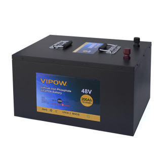 Акумуляторна батарея Vipow LiFePO4 51,2V 200 Ah з вбудованою ВМS-платою 100A (520*400*300) - Інтернет-магазин спільних покупок ToGether