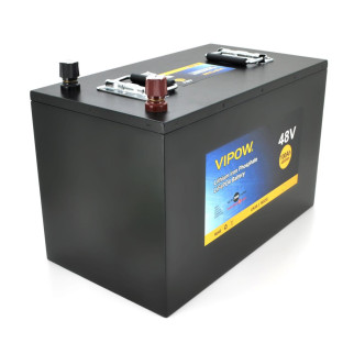 Акумуляторна батарея Vipow LiFePO4 51,2V 100 Ah з вбудованою ВМS-платою 80A (310*350*390) - Інтернет-магазин спільних покупок ToGether