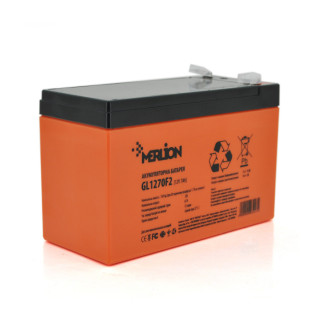 Акумуляторна батарея MERLION GL1270F2 12 V 7 Ah ( 150 x 65 x 95 (100) Orange Q10/480 - Інтернет-магазин спільних покупок ToGether