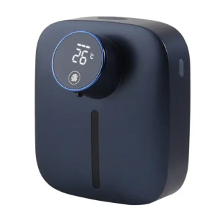 Настінний диспенсер для мила з цифровим дисплеєм, акумуляторний із сенсорним датчиком і термометром ( синій) - Інтернет-магазин спільних покупок ToGether