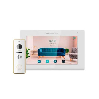 Комплект відеодомофону Arny AVD-7432A white+champagne - Інтернет-магазин спільних покупок ToGether