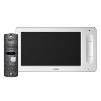 Комплект відеодомофону Arny AVD-7005 white+grey v.2 - Інтернет-магазин спільних покупок ToGether