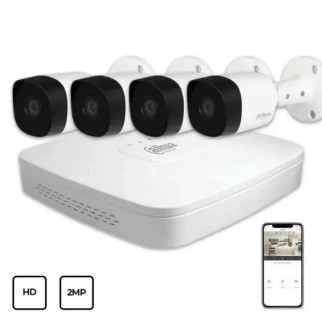 Комплект відеоспостереження Dahua HD KIT 4x2MP INDOOR-OUTDOOR + HDD 1TB - Інтернет-магазин спільних покупок ToGether