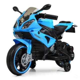 Мотоцикл M 4103-4 2 мотори 25W, 2 акум. 6V5AH,MP3, USB, світ. колеса, синій - Інтернет-магазин спільних покупок ToGether