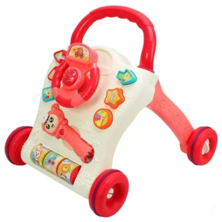 Дитячі ходунки-каталка Limo Toy 698-62-63 з музикою та світлом (Рожевий) - Інтернет-магазин спільних покупок ToGether