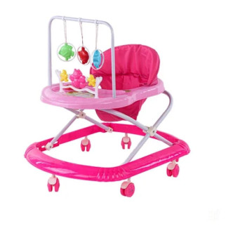 Ходунки дитячі BW2302 з брязкальцями 65x52x57 см (Рожевий) - Інтернет-магазин спільних покупок ToGether