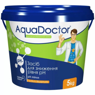 Хімія для басейну Засіб зниження рівня pH AquaDoctor pH Minus  5 кг - Інтернет-магазин спільних покупок ToGether