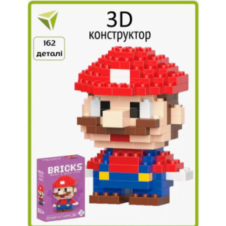 Супер Маріо конструктор Super Mario Bricks 162 деталі 3D конструктор із мініблоків - Інтернет-магазин спільних покупок ToGether