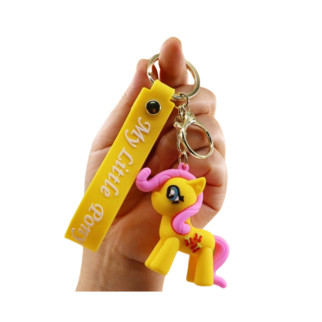 Поні брелок жовтий my little pony креативний мультяшний брелок силіконовий брелок для ключів креативна підвіска 7 см - Інтернет-магазин спільних покупок ToGether