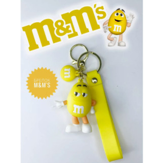 М&amp;MS брелок Ем-ен-Емс брелок шоколадне драже брелок для ключів мультяшний силіконовий брелок жовтий - Інтернет-магазин спільних покупок ToGether