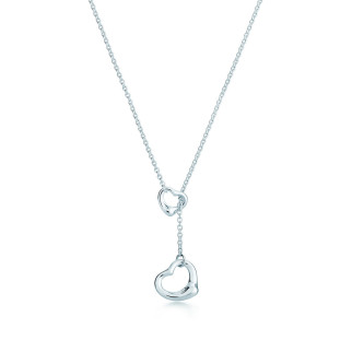 Срібний кулон Open Heart Lariat Pendant Tiffany & Co - Інтернет-магазин спільних покупок ToGether