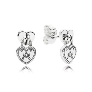 Срібні сережки   "Замки серця" 296575 - Інтернет-магазин спільних покупок ToGether