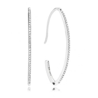Срібні сережки   "Іскристі лінії" 297691CZ - Інтернет-магазин спільних покупок ToGether