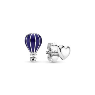 Срібні сережки   «Повітряна куля і серце» 298058EN195 - Інтернет-магазин спільних покупок ToGether