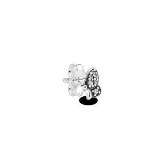 Срібна сережка  "Мій метелик" 298540C01 - Інтернет-магазин спільних покупок ToGether
