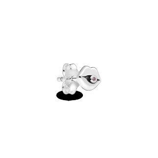 Срібна сережка   "Мій поцілунок" 298546C01 - Інтернет-магазин спільних покупок ToGether