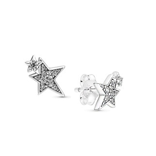 Срібні сережки   "Асиметричні зорі" - Інтернет-магазин спільних покупок ToGether