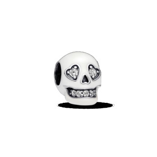 Срібна намистина "Блискучий череп" - Інтернет-магазин спільних покупок ToGether