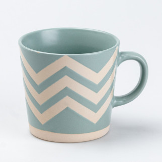 Чашка керамічна 350 мл для чаю чи кави Зелена - Інтернет-магазин спільних покупок ToGether
