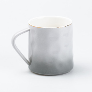 Чашка керамічна 400 мл для чаю та кави Сіра - Інтернет-магазин спільних покупок ToGether