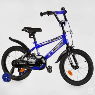 Велосипед 16" дюймів 2-колісний "CORSO" STRIKER EX - 16007 (1)  ручне гальмо, дзвіночок, дод. колеса, ЗІБРАНИЙ НА 75 - Інтернет-магазин спільних покупок ToGether