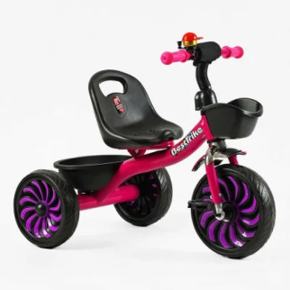 Велосипед 3-х колісний SL-12132 "Best Trike" (1) колеса EVA, сталева рама, дзвіночок, 2 кошики, переднє d=10, заднє d=8, в коробці - Інтернет-магазин спільних покупок ToGether